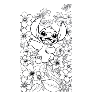 Stitch Explora o Jardim Encantado