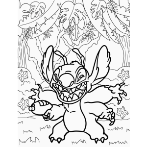Stitch na Ilha Tropical