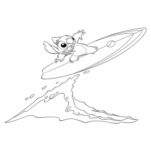 Stitch Surfa nas Ondas