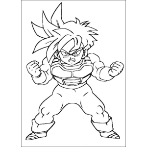 Super Sayajin no Centro da Ação