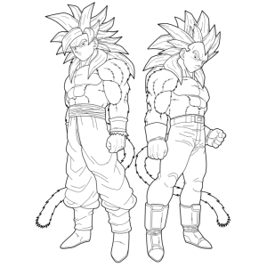 Super Saiyajins em Ação: Goku e Vegeta