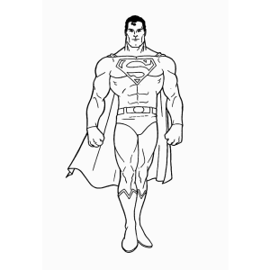 Superman: O Herói de Krypton para Colorir