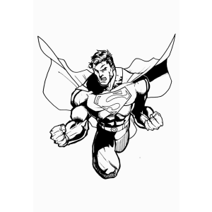Superman: O Incrível Herói Pronto para Colorir