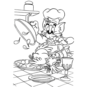 Tom Chef e a Atrapalhada na Cozinha