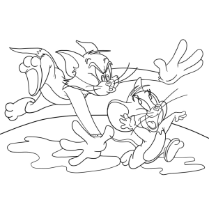 Tom e Jerry: A Grande Aventura para Colorir