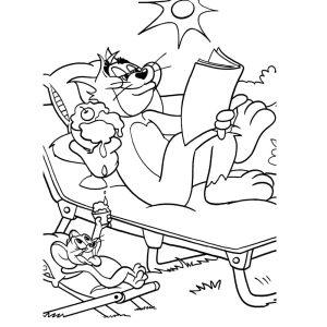 Tom e Jerry Curtindo o Verão