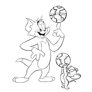 Tom e Jerry no Desafio do Basquete