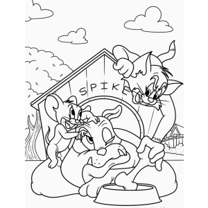 Tom e Jerry no Reino do Caos com Spike