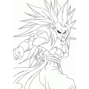 Transformação de Super Saiyan em Ação