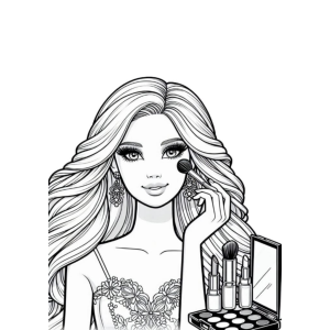 Transforme Barbie com Brilho e Cor