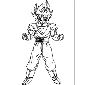 Transforme Goku Super Saiyajin com Suas Cores