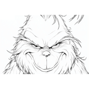 Transforme o Grinch com Cores Vibrantes