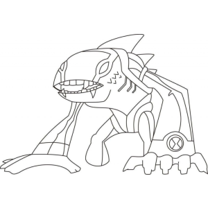 Transforme-se com Ripjaws do Ben 10