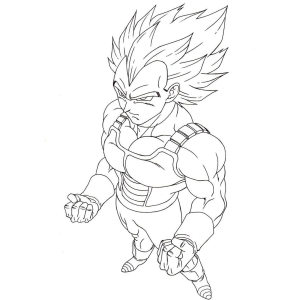 Transforme Vegeta com Suas Cores