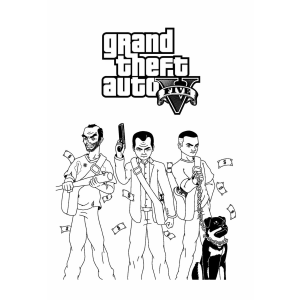 Trio Infame de GTA V Pronto para a Ação