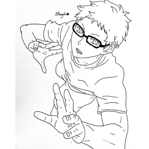 Tsukishima em Ação: O Desafio de Bloqueio