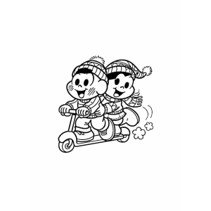 Turma da Mônica em Aventura de Patinete