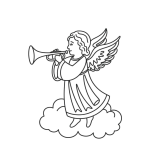 Um Anjo Musical nas Nuvens