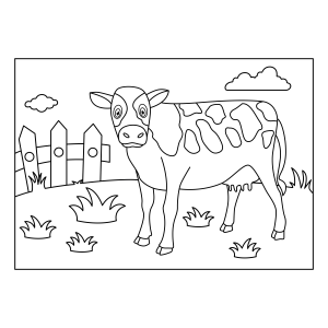 A Vaca da Fazenda: Uma Tarde no Pasto
