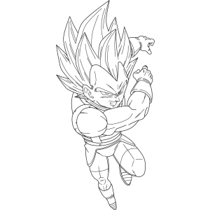 Vegeta Super Saiyan: Poder e Determinação