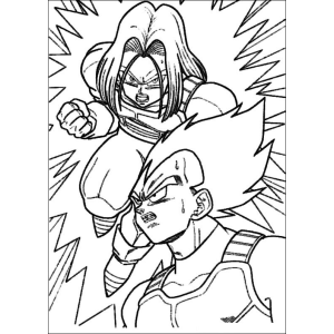 Vegeta e Trunks em Ação