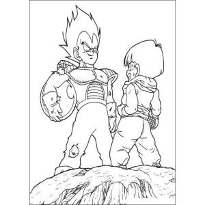 Vegeta e Trunks: Laços de Poder em Dragon Ball Z