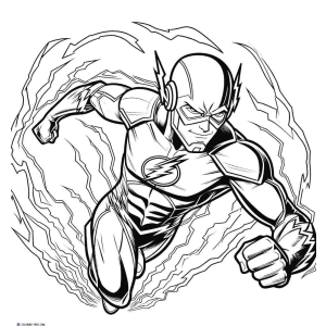 A Velocidade de Flash para Colorir