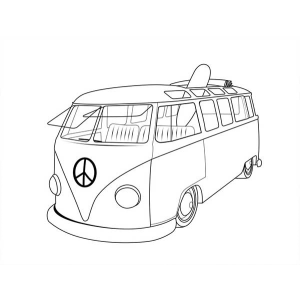 Viajando em uma Kombi Clássica