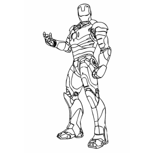Vibrante Arte do Homem de Ferro
