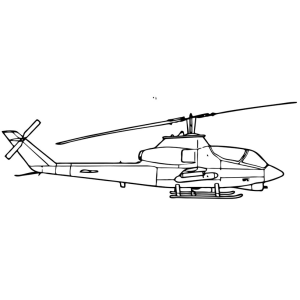 Voo Alto: Cenário de Helicóptero para Colorir