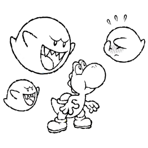 Yoshi e os Boo Fantasmagóricos