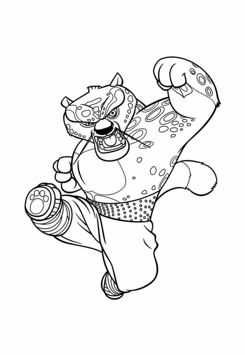Tigress em Ação: A Arte de Kung Fu Panda