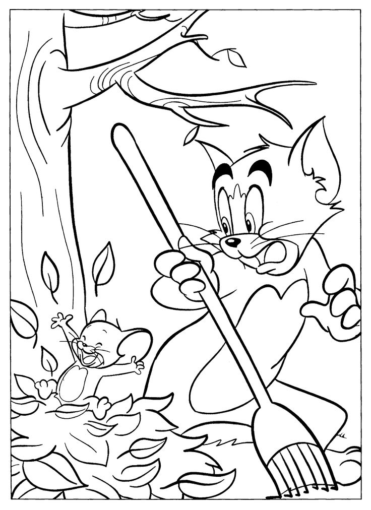 Tom and Jerry's Leafy Antics