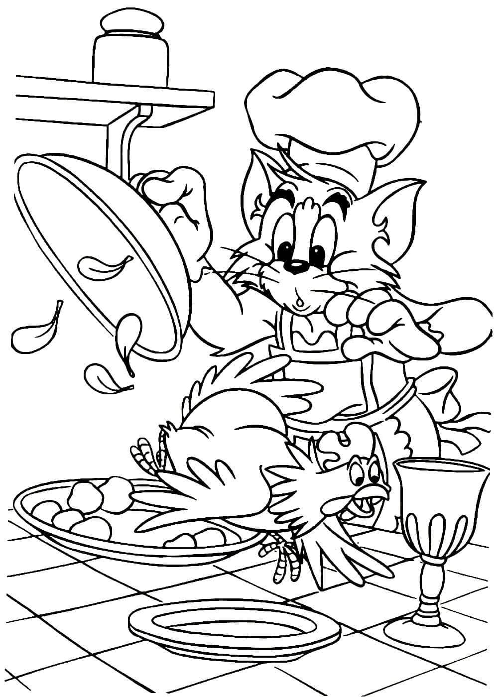 Tom Chef e a Atrapalhada na Cozinha