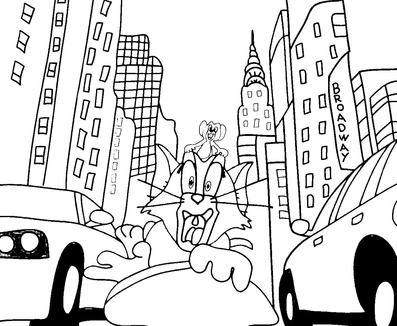 Tom e Jerry Aventuram-se na Broadway