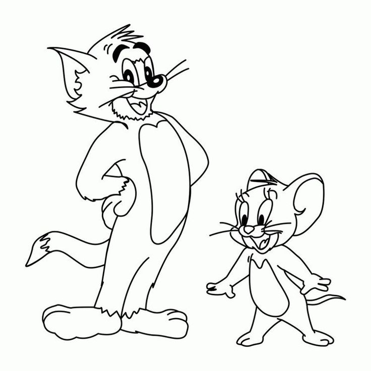 Tom e Jerry: Dupla Inseparável para Colorir