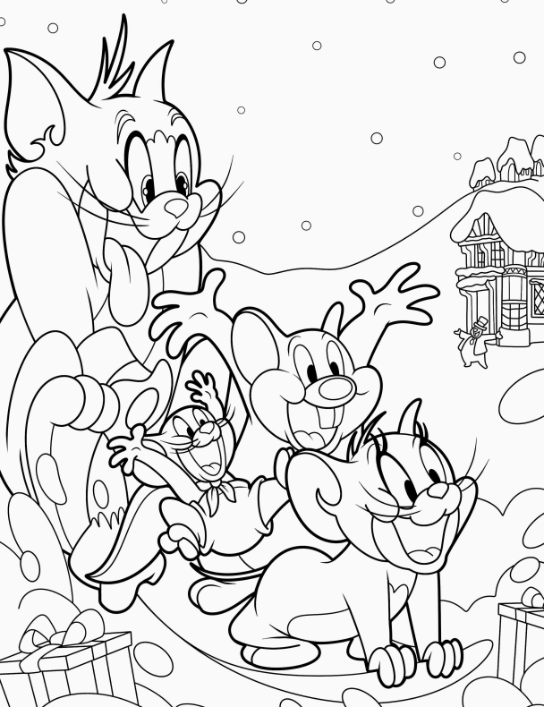 Tom e Jerry em Aventura Nevasca