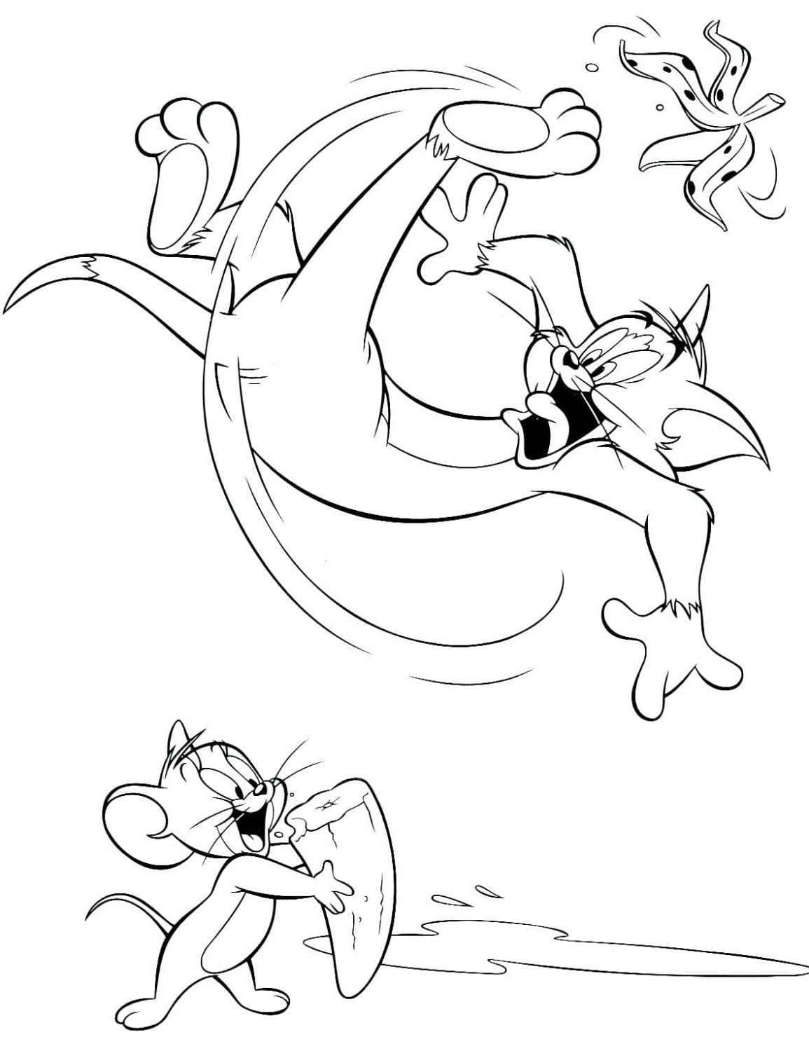 Tom e Jerry em uma Aventura Deslizante