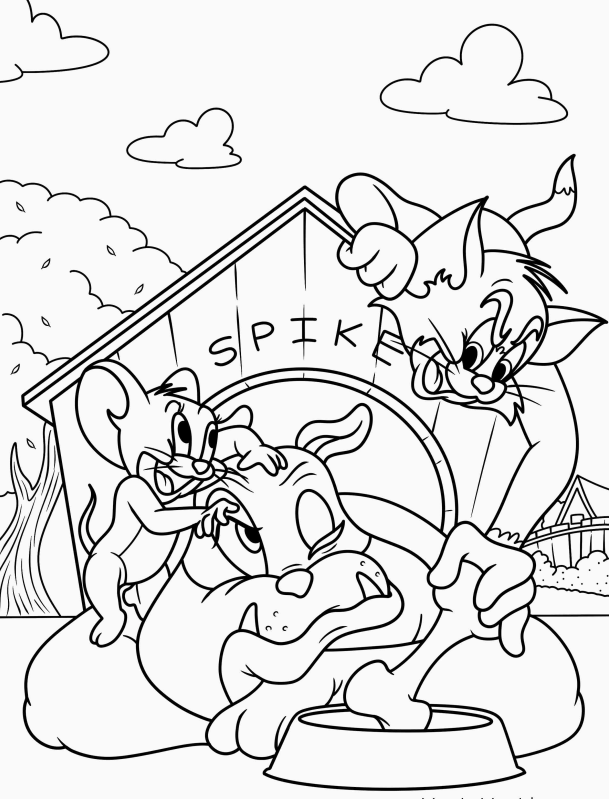 Tom e Jerry no Reino do Caos com Spike