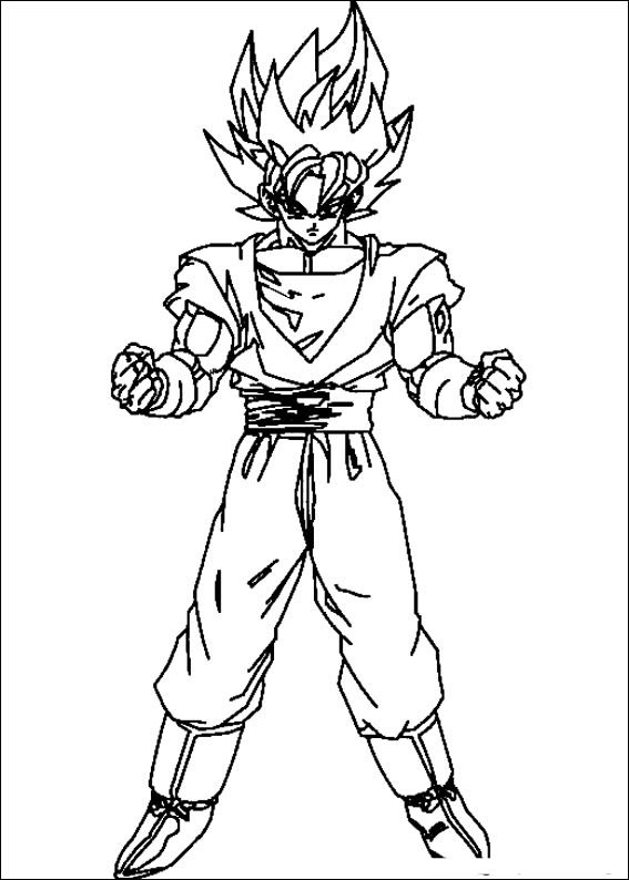 Transformação Impressionante: Super Saiyajin em Ação