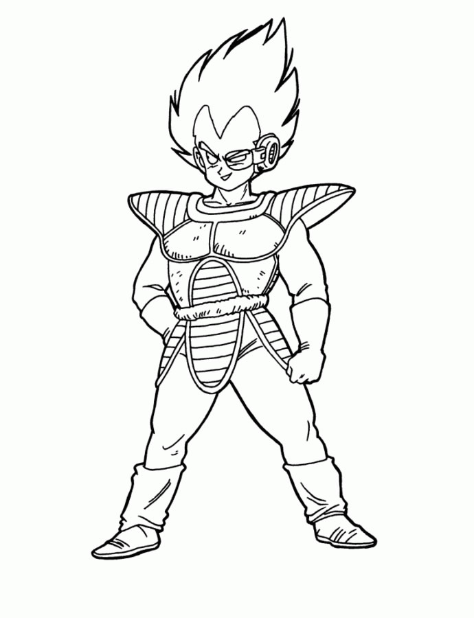 Transforme o Príncipe Saiyajin com Cores Vibrantes