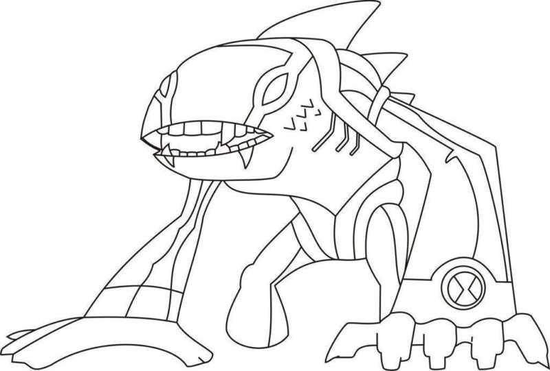 Transforme-se com Ripjaws do Ben 10