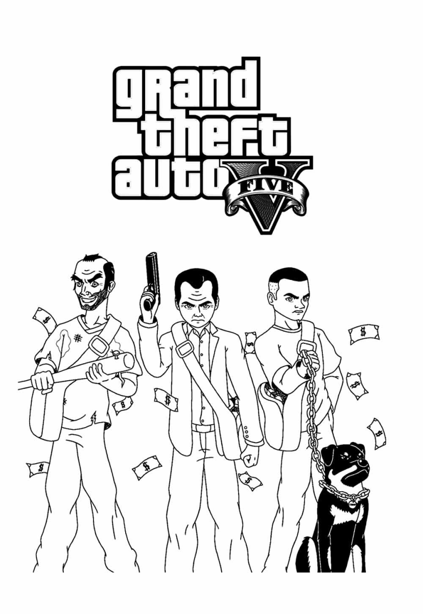 Trio Infame de GTA V Pronto para a Ação