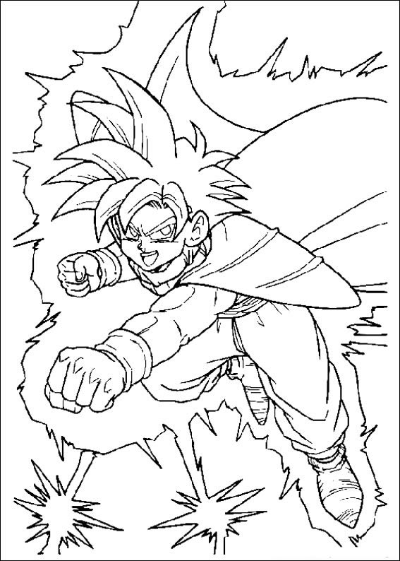 Trunks em Ação: Aventure-se com Cores