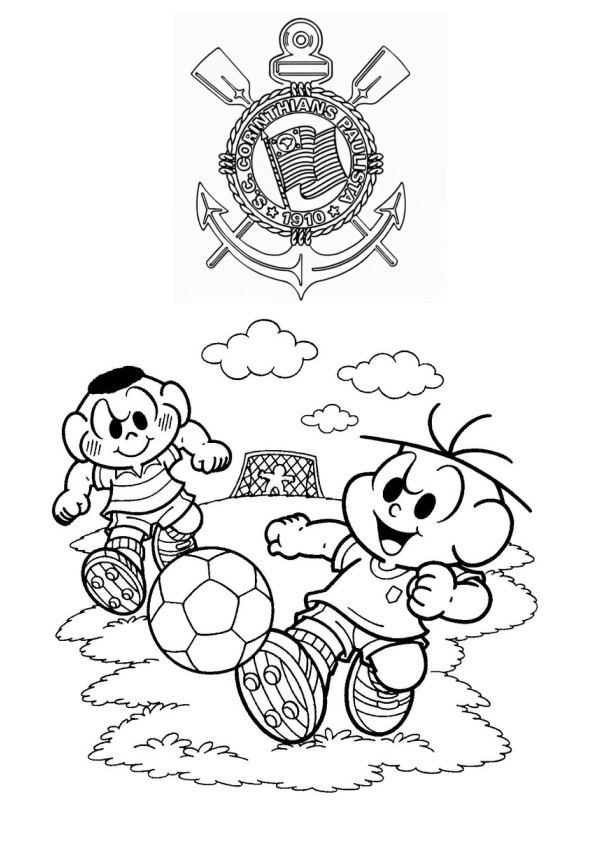 Turma da Mônica Agita o Campo com Corinthians