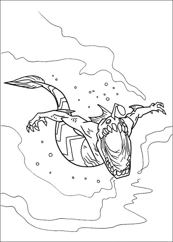 Venom em Ação no Fundo do Mar