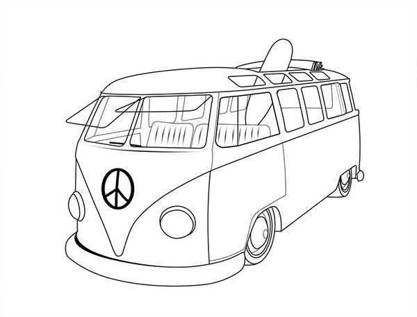 Viajando em uma Kombi Clássica