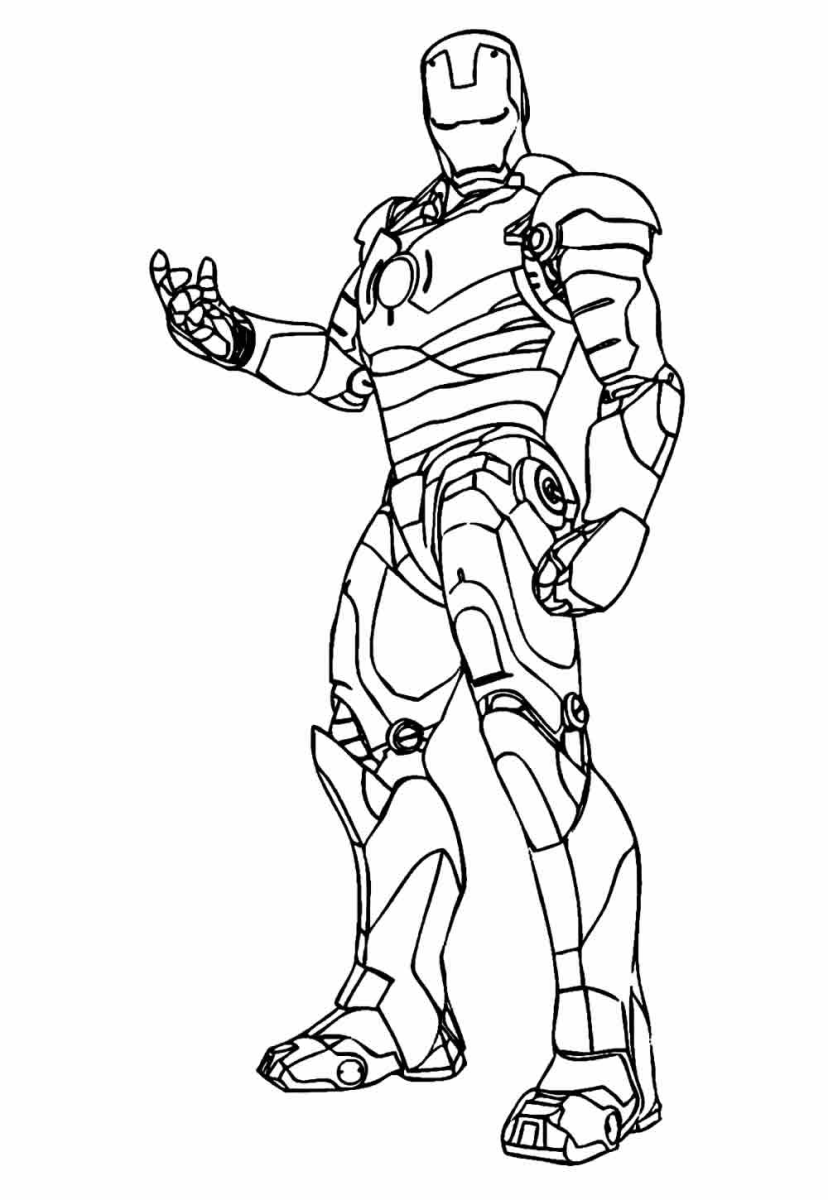 Vibrante Arte do Homem de Ferro