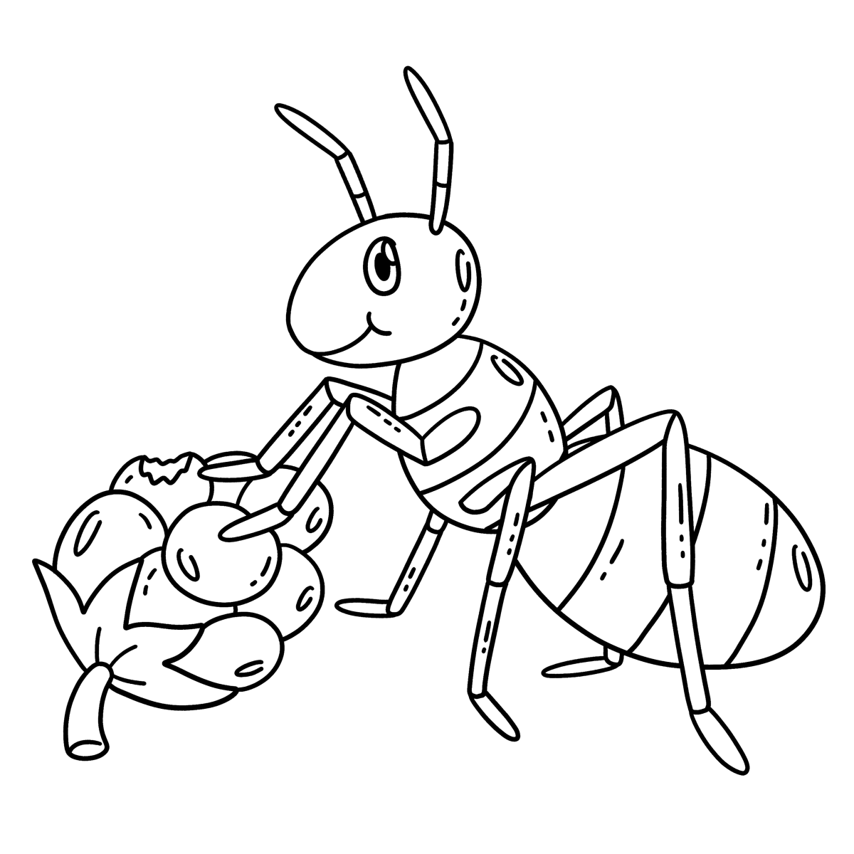 A Vida Colorida das Formigas Trabalhadoras