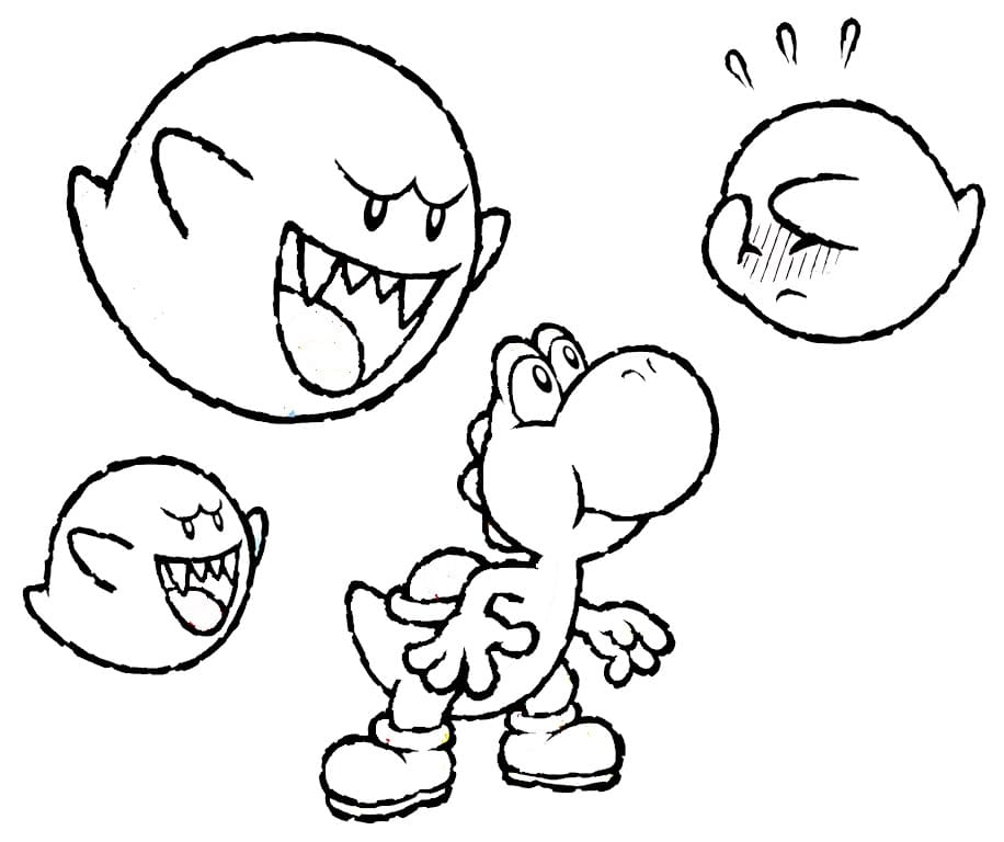 Yoshi e os Boo Fantasmagóricos